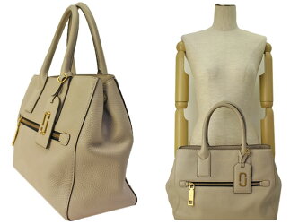 楽天市場 本物保証 京都屋質店 Marc Jacobs マークジェイコブス 2wayトートバッグ ショルダーバッグ M000 050 Gotham Gotham Tote Pebble 中古 中古 Pawn Shop 質屋出品 京都屋質店