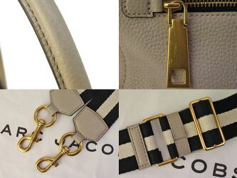 楽天市場 本物保証 京都屋質店 Marc Jacobs マークジェイコブス 2wayトートバッグ ショルダーバッグ M000 050 Gotham Gotham Tote Pebble 中古 中古 Pawn Shop 質屋出品 京都屋質店