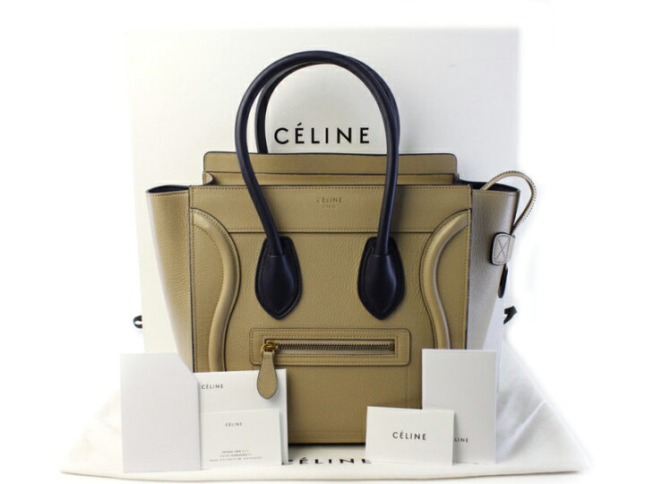 楽天市場】【CELINE セリーヌ】 トートバッグ ラゲージマイクロ 