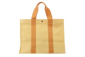 【本物保証】【京都屋質店】【HERMES エルメス】ボラボラGM トートバッグ ボラボラトートGM オレンジ キャンバス ポーチ付き【中古】【PAWN SHOP】【質屋出品】【3】