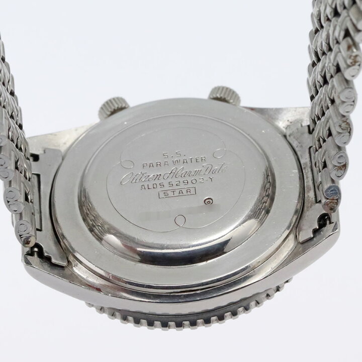 楽天市場】Citizen Alarm Vintage Date Parawater Divers Watch Ref 