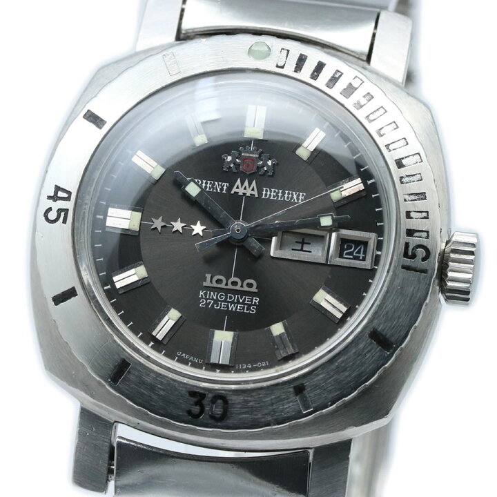 楽天市場】ORIENT KING DIVER 1000 CB.349-11340 37.5mmオリエント 