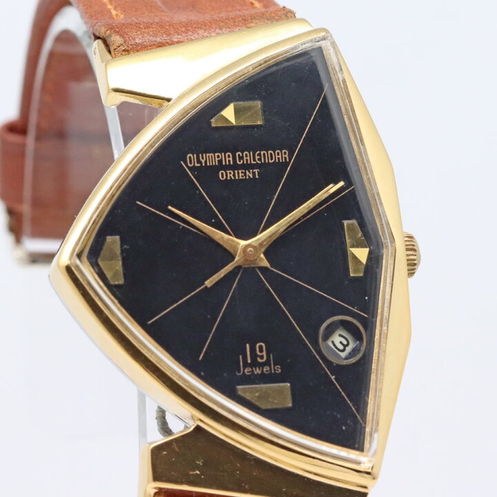 楽天市場】ORIENT Olympia Calendar Triangle case VINTAGEWATCH  