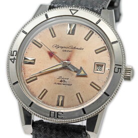 Olympia Calendar ORIENT Diver 40m Ref.T-19855オリンピア・カレンダー・オリエント ダイバー 40m Ref.T-19855 手巻き 1960年代製 オーバーホール済み【中古】【PAWN SHOP】【質屋出店】【鑑定済 商品】【本物保証】 【京都屋質店】