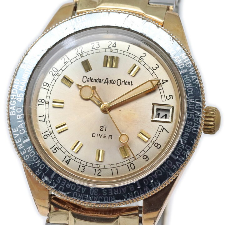 楽天市場】ORIENT Calendar Auto Orient 21 Diver World Time Ceramic 