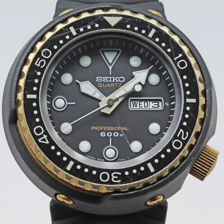 楽天市場】Seiko golden tuna 7549-7009 600m titanium dive watch 