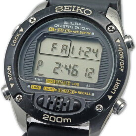 Seiko M705-5A10 Scuba Master 200m Dive Computer Watch ANTIQUEセイコー スキューバマスター M705-5A10【ブランド腕時計】 【中古】【質屋出店】【レアモデル】