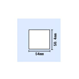 【送料無料】KP-70・KP-60・KP-50用白無地サーマルラベル 横54mm×縦50.4mm 〔5巻〕