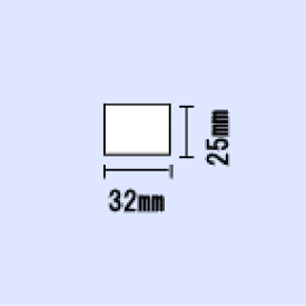 ブラザー TDシリーズ用白無地ラベル幅32×長さ25（mm）1,000枚×50巻