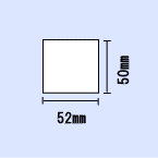 LP-55S 50Sシリーズ用 白無地ラベル幅52×長さ50 高額売筋 本物◆ mm 770枚×6巻