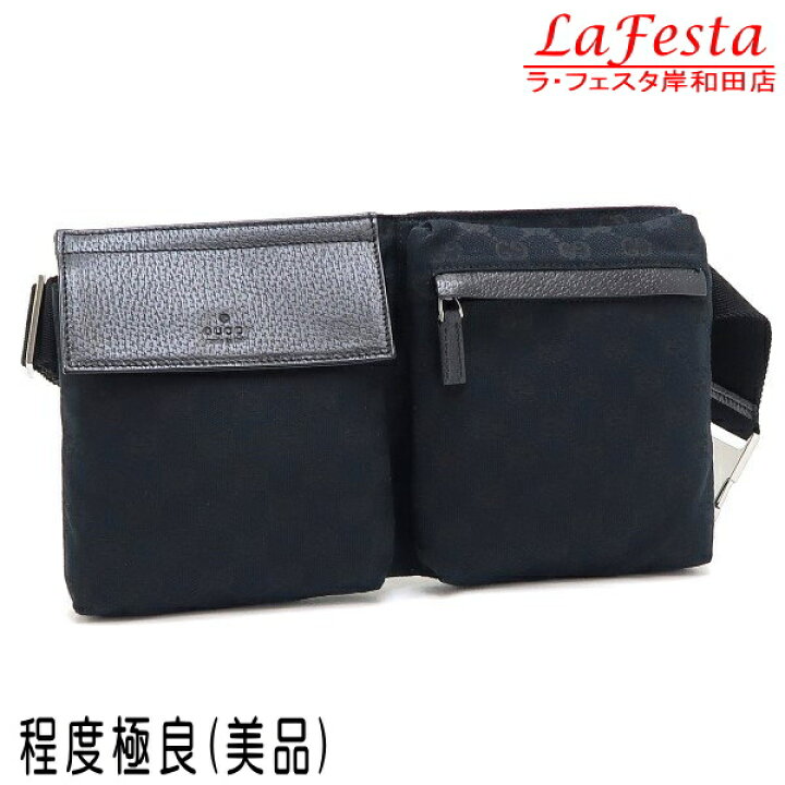 楽天市場】【中古】【程度極良・美品】 グッチ ウエストポーチ ボディ  