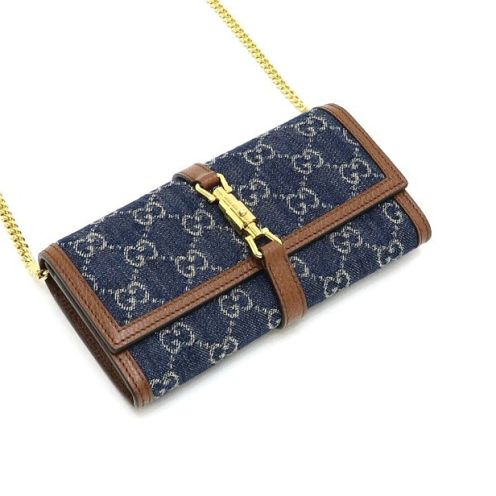 楽天市場】【中古】【未使用品】 グッチ チェーンウォレット 長財布  