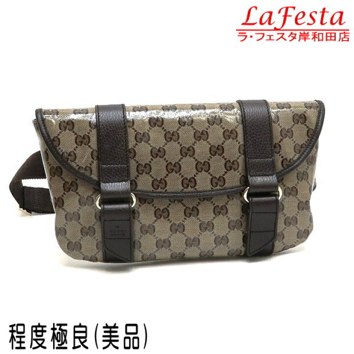 楽天市場】【中古】【程度極良・美品】 グッチ ウエストポーチ ボディ  