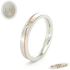 リング 指輪 名入れ サージカルステンレス ピンク ライン レディース 女性 ファッション ランキング ギフト 錆びない LAE ラアモーレエテルノ ブランド 定番商品 【誕生日記念日】 クリスマス プレゼント