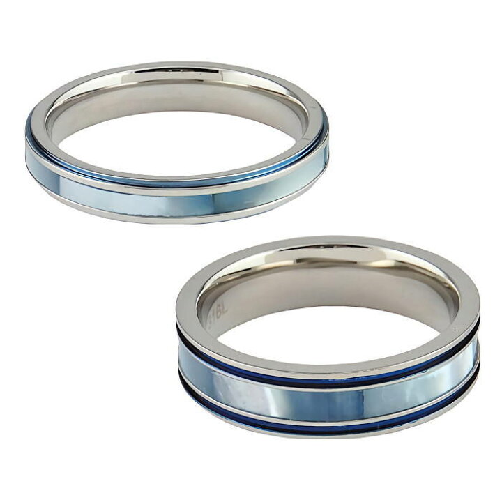 楽天市場】ペアリング リング 指輪 3.5mm 5mm シェル 蝶貝 刻印 名入れ  