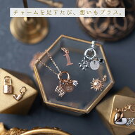カスタマイズして好みのスタイリングが楽しめる チャーム+（プラス） ペアネックレス イニシャル・記念日…