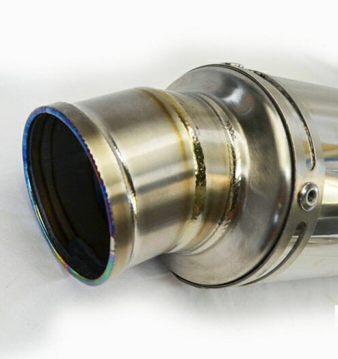 楽天市場】汎用 LCIPARTS LCI ラウンドフルチタンマフラー 差込径60.5 