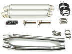 カワサキ ZZR250 1990-2007 LCIPARTS LCI ラウンドステンレス スリップオン マフラー