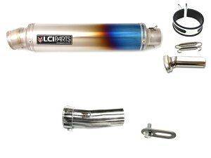 モトグッチ グリーソ8V GRISO LCIPARTS LCI ラウンドフルチタン スリップオン マフラー