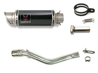 ホンダ CRF250L CRF250 RALLY 2021-2025 MD47 LCIPARTS ショートカーボンスリップオンマフラー