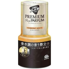 LM71 アース製薬 お部屋のスッキーリ！ プレミアムリッチパルファム イノセントホワイト 400mL 消臭 芳香剤【AP】