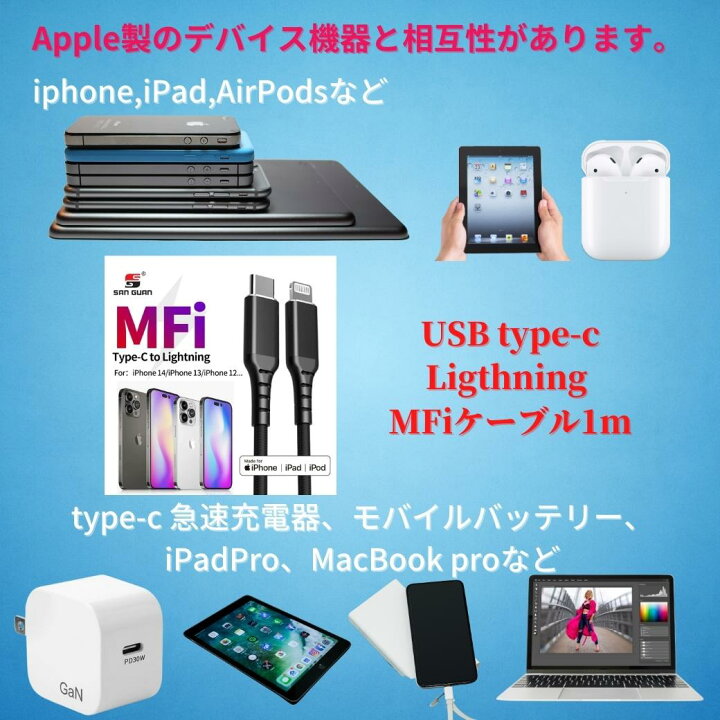 楽天市場】【スーパーSALE50%OFF】Apple 純正認証 iPhone充電ケーブル 