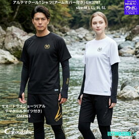 【予約販売 2026 新作】がまかつ 冷感 アルテマクール Tシャツ GM-3787 サマードライショーツ GM-3763 タイツセット 上下 釣り ウェア 鮎 渓流 ルアー フィッシング セット UV 紫外線対策 夏 涼しい 接触冷感 吸汗 速乾 バックロゴ メンズ 送料無料