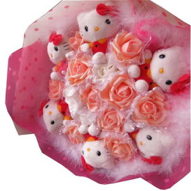 【キティ クリスマスプレゼント 恋人】キティ 花束 フラワーギフト キティいっぱい入り キティ ブーケ プレゼント フラワーギフト