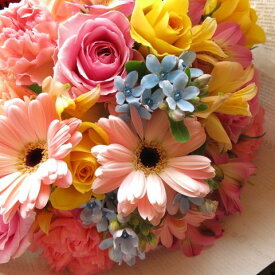 送別会 花束 おまかせで安心 デザイナーにおまかせ花束 生花使用◆送別会・記念日のギフトにピッタリ♪
