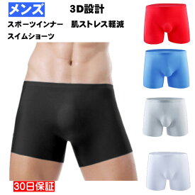 スイムショーツ トランクス型 ボクサーパンツ型 ボックス メンズ ボーイズ 3D設計 超薄 フラットシーマ 水着用 インナーパンツ サポーター 男性用 ボックス 下着 スポーツウェア YM アンダーウェア スパッツ スポーツインナー ショーツ スイミング スイムウェア ブラック CP