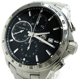 【中古】タグホイヤー TAG Heuer リンク CAT2010 オートマチック メンズ キャリバー16 クロノグラフ 黒文字盤 時計 LINK 自動巻き