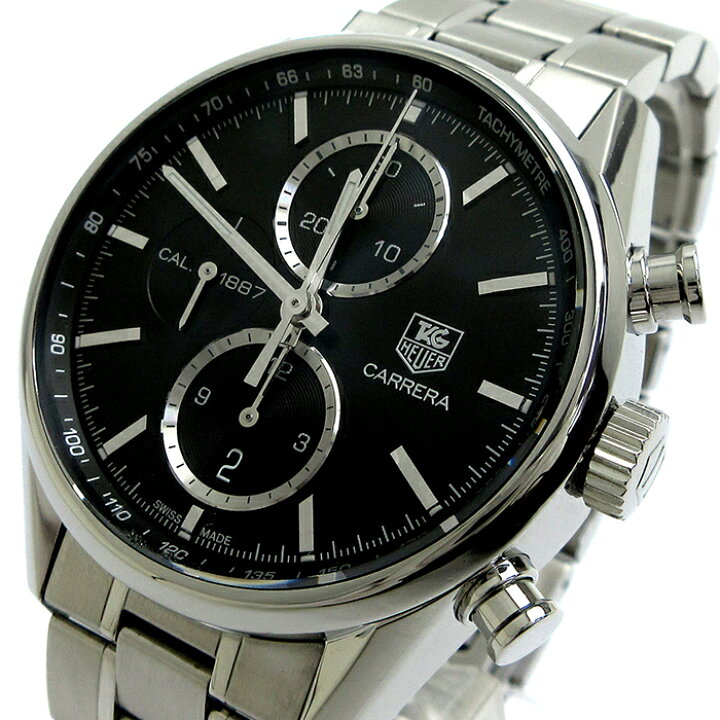 楽天市場】【中古】タグホイヤー カレラ クロノグラフ オート メンズ  