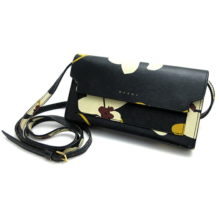 楽天市場】【中古】マルニ ショルダー ウォレット バッグ レディース  