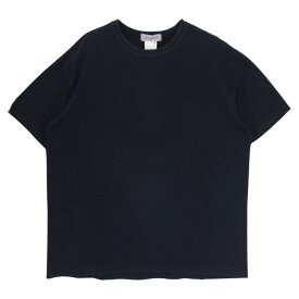 Yohji Yamamoto ヨウジヤマモト FR-T24-051 バック 刺繍 ロゴ TEE 半袖 Tシャツ ブラック系 3 メンズ【古着】【中古】