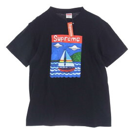 Supreme シュプリーム Tシャツ 20SS Sailboat Tee セイルボート 半袖 Tシャツ ブラック系 S メンズ【古着】【中古】