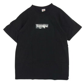 Supreme シュプリーム Tシャツ 21SS Emilio Pucci Box Logo Tee エミリオ プッチ ボックスロゴ 半袖 Tシャツ ブラック系 M メンズ【古着】【中古】