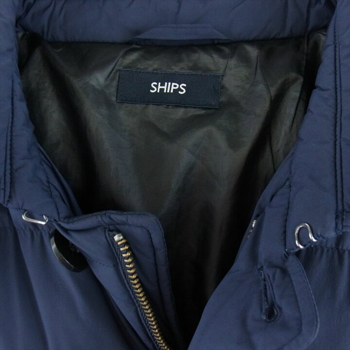 楽天市場】SHIPS シップス フード付き ダウン ジャケット ネイビー系 M 