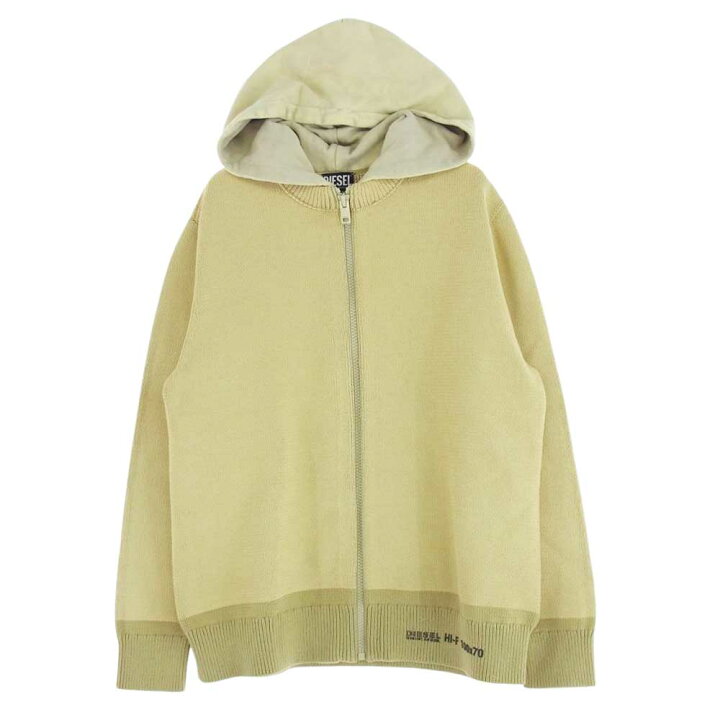楽天市場】DIESEL ディーゼル K-ONNOR フード付き ジップアップ ニット 