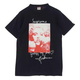 Supreme シュプリーム Tシャツ 18AW Madonna Tee マドンナ プリント シャツ 半袖 ブラック ブラック系 S メンズ【古着】【中古】
