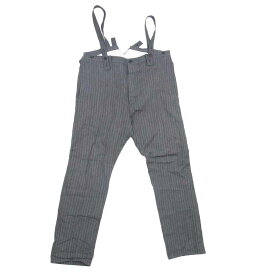 VISVIM ビズビム パンツ 21SS 0121105008015 TRAVAILLER BRACES HERRINGBONE サスペンダー トラベラー ヘリンボーン パンツ グレー系 1 メンズ【古着】【中古】