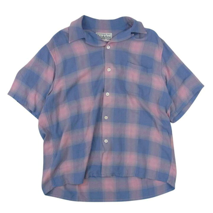 楽天市場】WACKO MARIA ワコマリア 半袖 22SS OMBRE CHECK OPEN COLLAR 