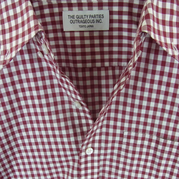 楽天市場】WACKO MARIA ワコマリア 15SS-TM-07-10 PIN OX GINGHAM 