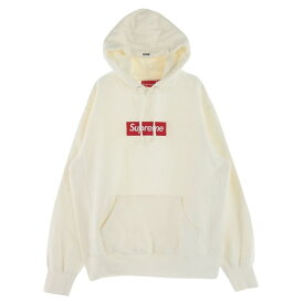 Supreme シュプリーム パーカー 21AW Box Logo Hooded Sweatshirt ボックスロゴ プルオーバー スウェット パーカー ホワイト ホワイト系 S メンズ【古着】【中古】