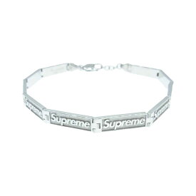 Supreme シュプリーム ブレスレット 23SS × Jacob & Co Logo Link Bracelet Silver ジェイコブ ロゴ リング ブレスレット シルバー 【新古品】【未使用】 メンズ【中古】