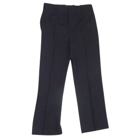 BALENCIAGA バレンシアガ 595066 TYI20 VIRGIN WOOL WIDE LEG PANT ヴァージンウール ワイドレッグ スラックスパンツ ブラック系 36 レディース【古着】【中古】