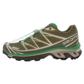 salomon サロモン スニーカー 472935 Xt-6 ローカット スニーカー モスグリーン系 26cm メンズ【中古】