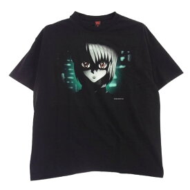 GEEKS RULE ギークスルール HUNTER×HUNTER SILKSCREEN PRINTING T SHIRT クラピカ 半袖 Tシャツ ブラック系 XXL 【極上美品】 メンズ【古着】【中古】