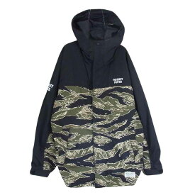 WACKO MARIA ワコマリア ジャケット 19AW 19FW-WMO-OD08 TIGERCAMO MOUNTAIN PARKA KHAKI タイガーカモ マウンテン パーカ カーキ系 M メンズ【古着】【中古】