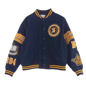 Supreme シュプリーム 24AW Veritas Varsity Jacket パイルワッペン バーシティージャケット スタジアムジャケット スタジャン ブルー系 XL 【美品】 メンズ【古着】【中古】