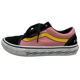 Supreme シュプリーム 21AW 500714 × VANS バンズ OLD SKOOL オールドスクール ローカットスニーカー ブラック系 ピンク系 27cm メンズ【中古】